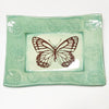 Handmade tray by Lorraine Oerth with butterfly design