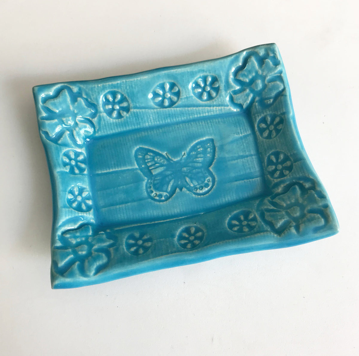 Cute Little Soap Dish - Butterfly  - Stock Colors